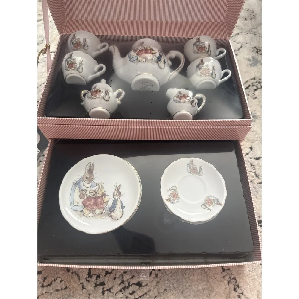 Reutter Porcelain - - Peter Rabbit - Medium Tea Set w/Case